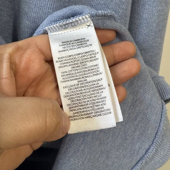 Polo Ralph Lauren Sweater Mens XXL Blue 100% Cotton 1/4 Zip Long Sleeve Pullover - Picture 12 of 15